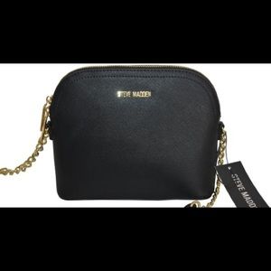 Steve Madden Chain Crossbody Bag Black/Gold